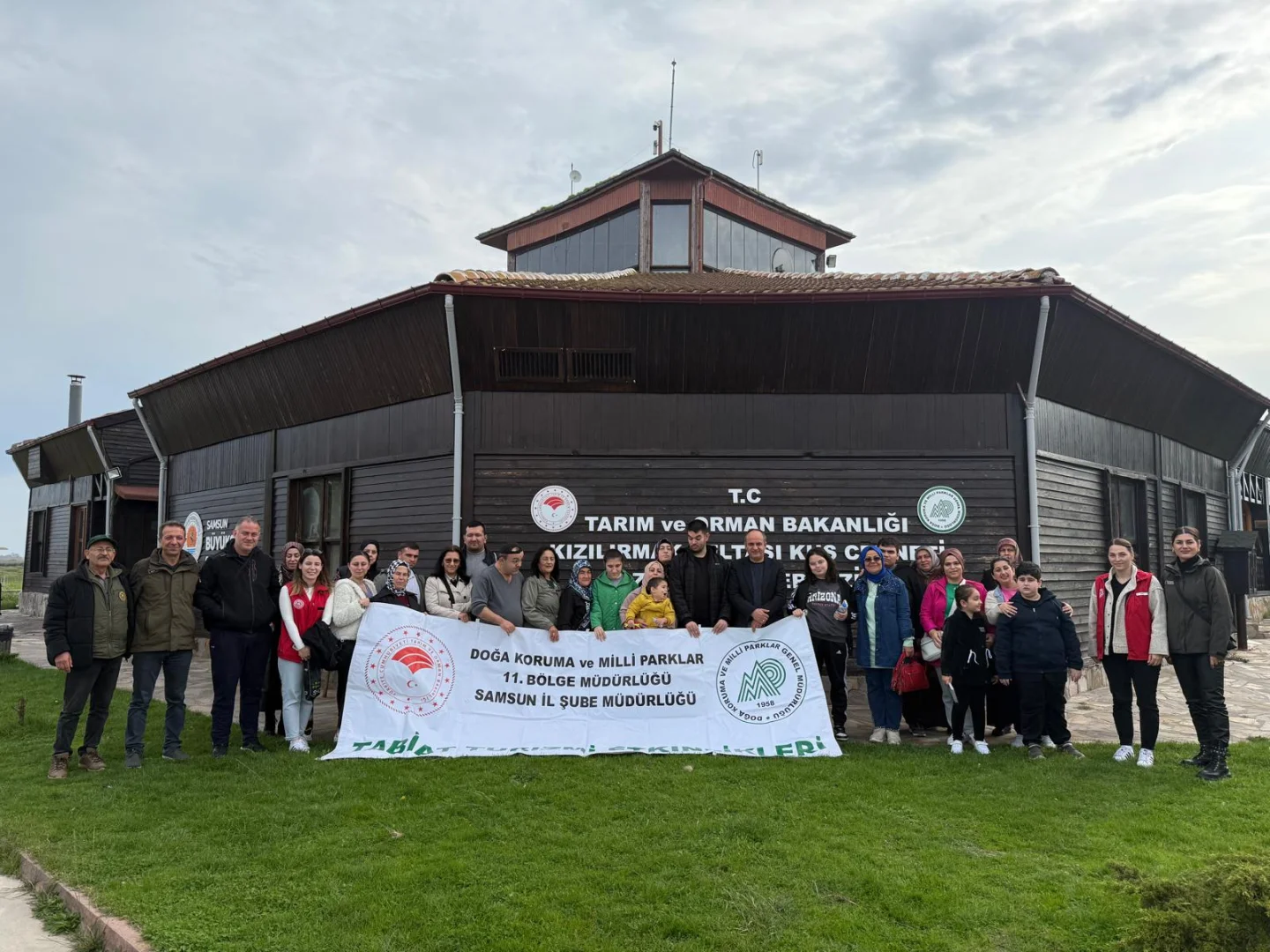 Samsun'da otizmli çocuklar Kızılırmak Deltası Kuş Cenneti'ni gezdi