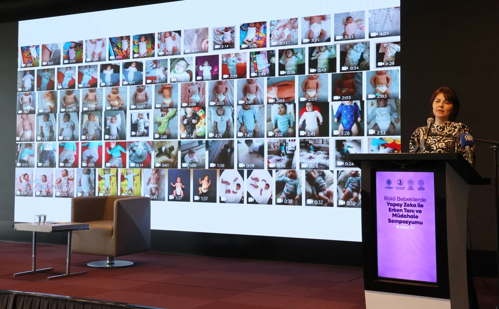 Samsun'da "Riskli Bebeklerde Yapay Zeka ile Erken Tanı ve Müdahale" sempozyumu düzenlendi