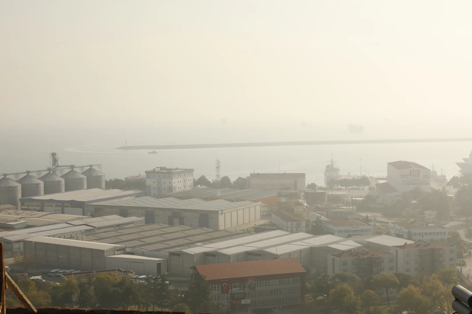 Samsun'da sis etkili oluyor