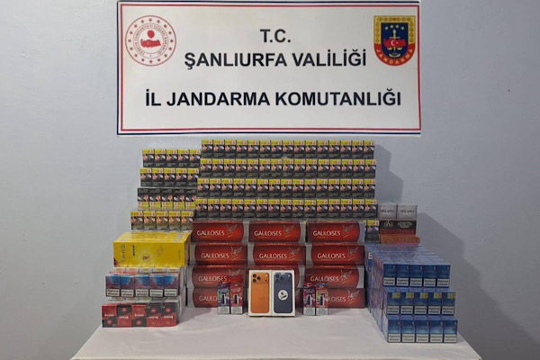 Şanlıurfa’da tütün ve alkol kaçakçılığı operasyonu