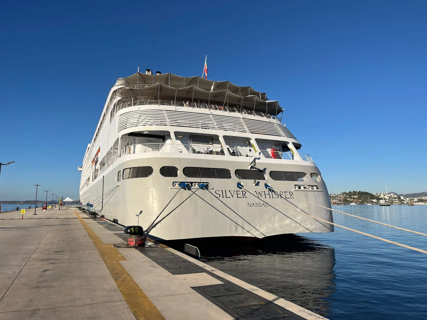 "Silver Whisper" kruvaziyeriyle Bodrum'a 340 turist geldi