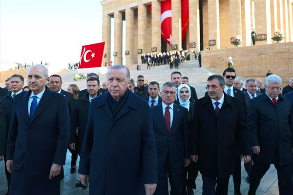 TBMM Başkanı Kurtulmuş, Anıtkabir'de düzenlenen törene katıldı