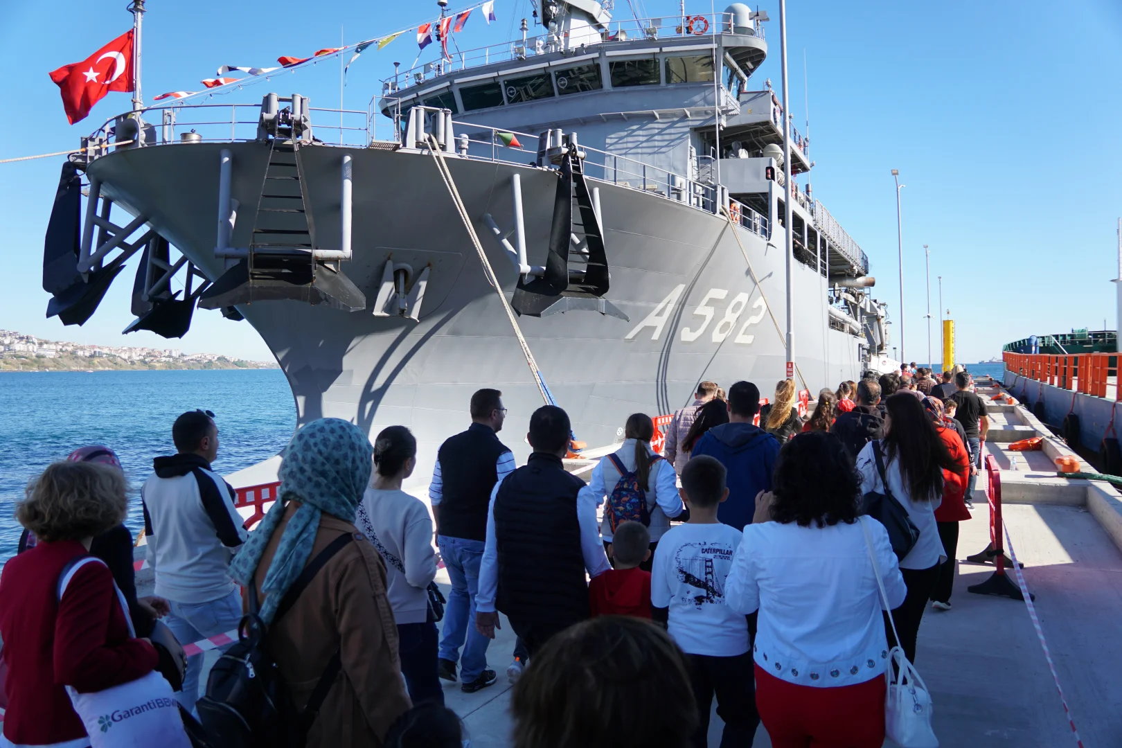 TCG Alemdar, Tekirdağ'da ziyarete açıldı
