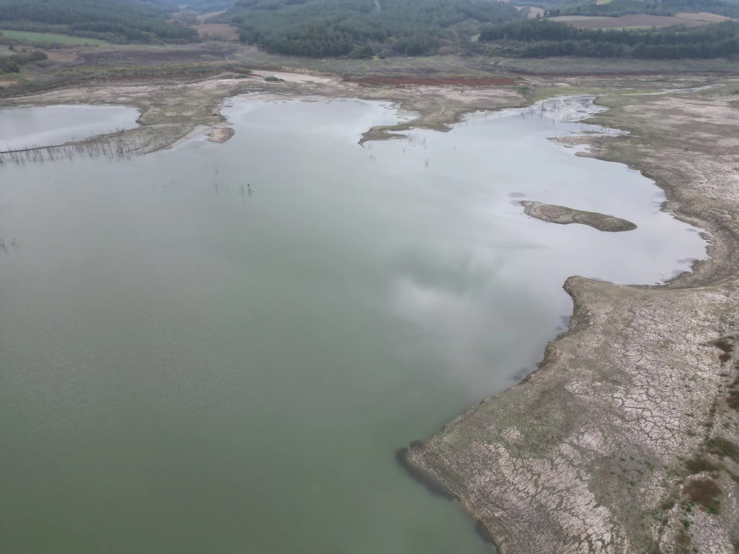 Tekirdağ'da barajlardaki su seviyesi azalmaya devam ediyor