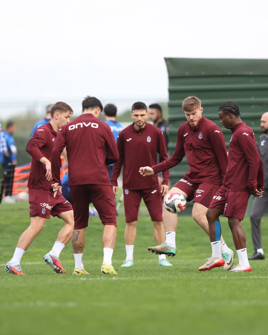 Trabzonspor, Galatasaray maçının hazırlıklarını sürdürdü