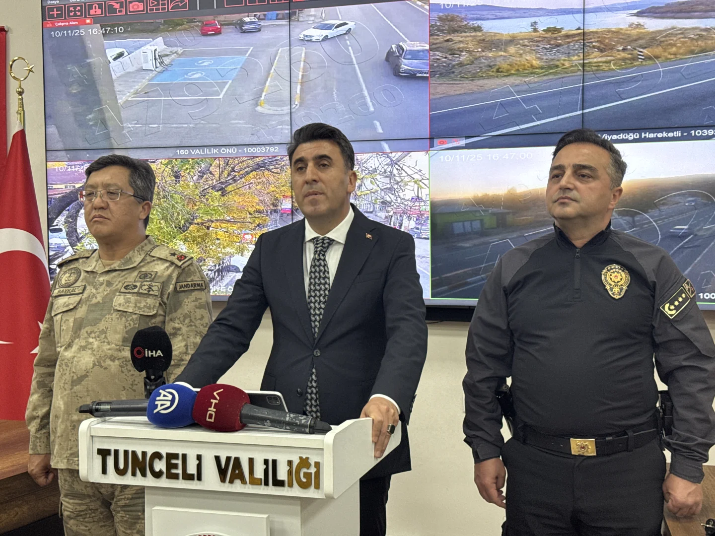 Tunceli Valisi Aygöl, eylül ve ekim aylarının asayiş olaylarını değerlendirdi