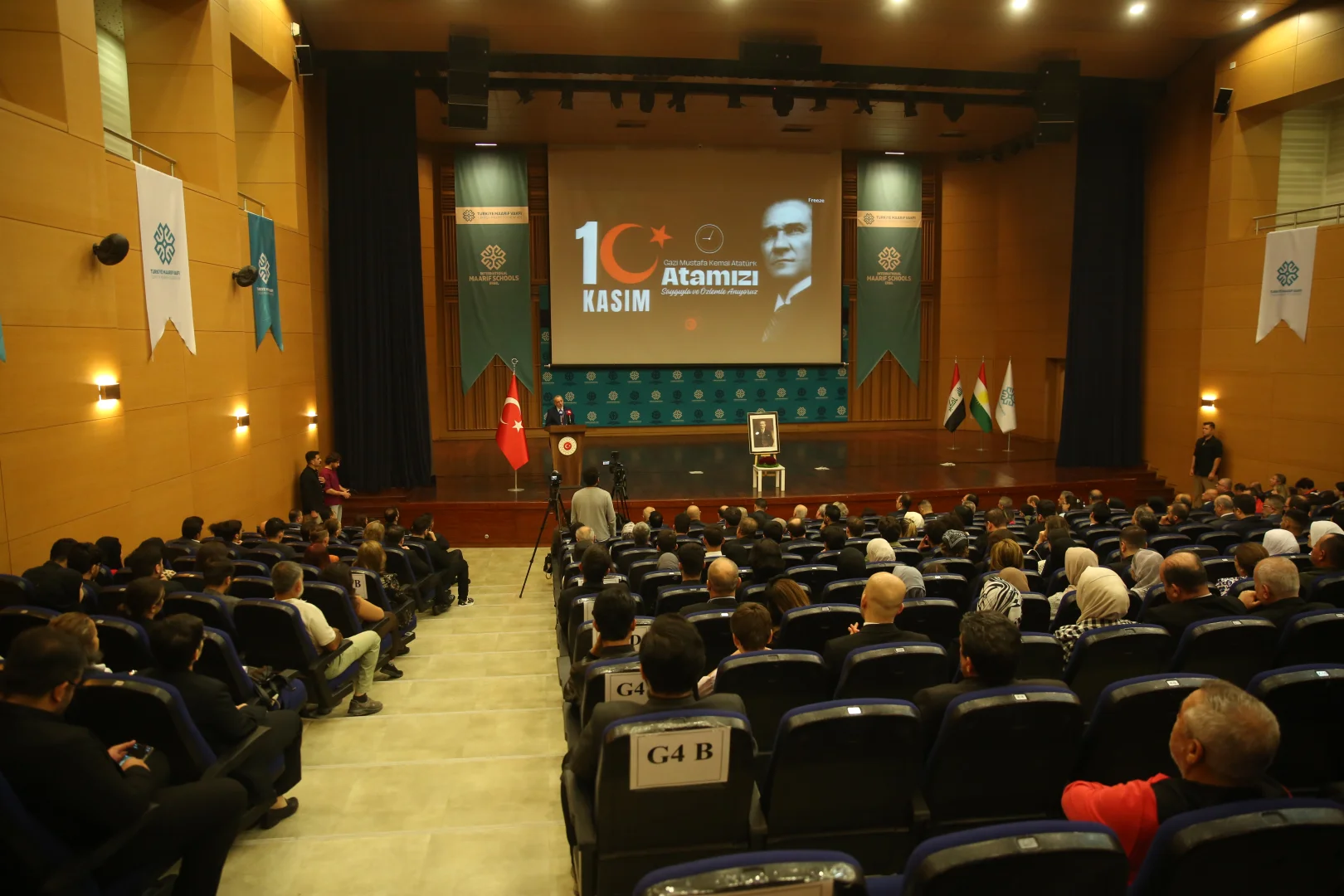 Türkiye Cumhuriyeti'nin kurucusu Gazi Mustafa Kemal Atatürk, Erbil'de anıldı