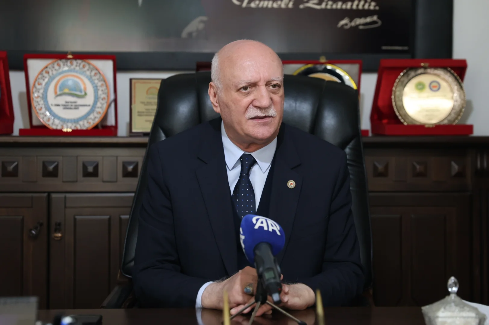 TZOB Genel Başkanı Bayraktar Bayburt'ta çiftçiler için destek paketi istedi