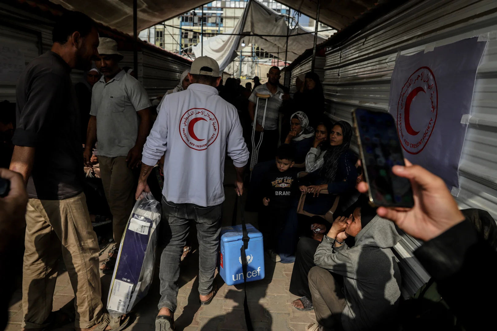 UNICEF, Gazze’nin merkezinde çocuklar için aşılama çalışması başlattı