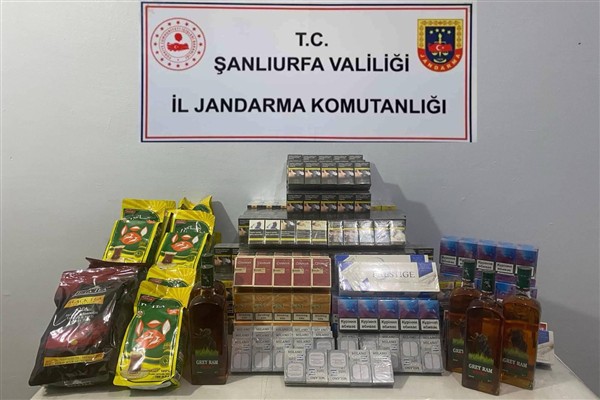 Viranşehir’de kaçak tütün ve alkol operasyonu