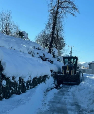 133 köye ulaşım yok! Trabzon'da kar seferberliği