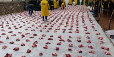 180 Yıllık Zerban Lokması Geleneği Bulam’da Büyük Katılımla Yaşatıldı