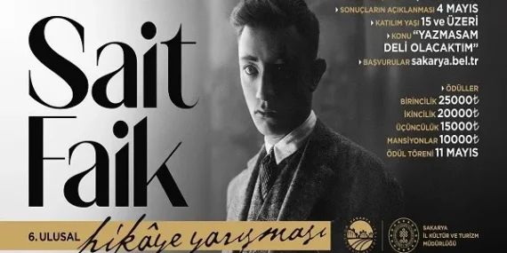 6. Ulusal Sait Faik Hikaye Yarışması başlıyor