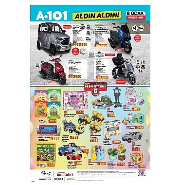 8 Ocak’ta A101’de Elektrikli Araç Dikkat Çekiyor