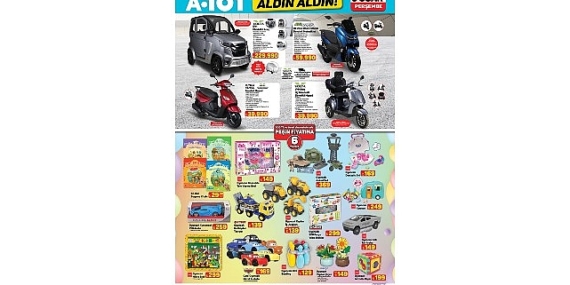 8 Ocak’ta A101’de Elektrikli Araç Dikkat Çekiyor