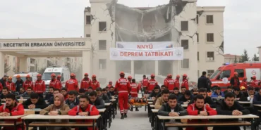 NNYÜ'de deprem tatbikatı