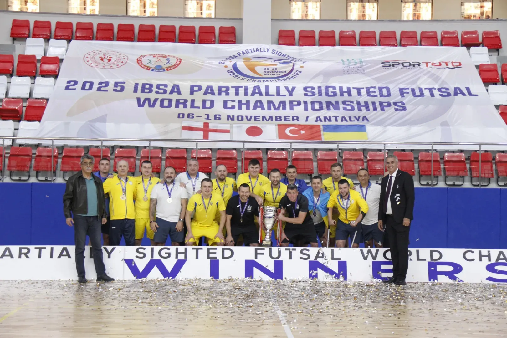 Kısmi Görme Engelliler Futsal Dünya Şampiyonası, Antalya'da sona erdi