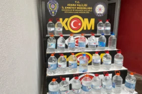 Adana'da kaçak içki ve etil alkol operasyonunda 5 şüpheli yakalandı