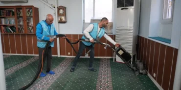 Adıyaman Belediyesi’nden ibadethanelerde yoğun temizlik çalışması  - Videolu Haber