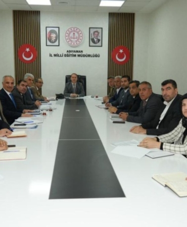 Adıyaman’da Haftalık Eğitim Değerlendirme Toplantısı yapıldı
