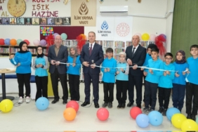 Adıyaman'da İlim Yayma Vakfı tarafından yaptırılan kütüphanenin  açılışı gerçekleştirildi