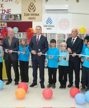 Adıyaman'da İlim Yayma Vakfı tarafından yaptırılan kütüphanenin  açılışı gerçekleştirildi