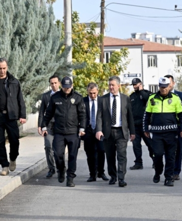 Adıyaman İl Emniyet Müdürü Nazman, KGYS çalışmalarını yerinde inceledi