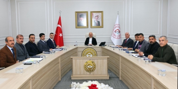Adıyaman İl Özel İdaresi’nin Haftalık Değerlendirme Toplantısı’nda masaya yatırıldı
