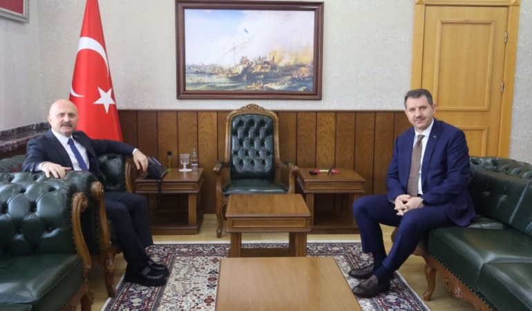 Adıyaman Valisi Varol’dan MSB Bakan Yardımcısı Ayhan’a ziyaret