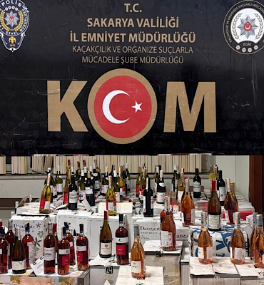 Akyazı’da kaçak alkollü içki operasyonu