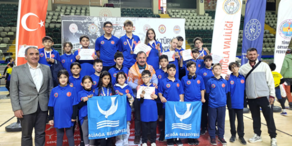 Aliağalı sporculardan Oryantiring Şampiyonasında derece