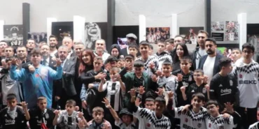 Ankaralı minik yürekler Tüpraş Stadyumu'nda Beşiktaş coşkusu yaşadı