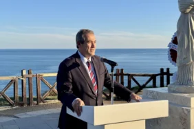 Antalya'da Plancia Magna heykeli açıldı