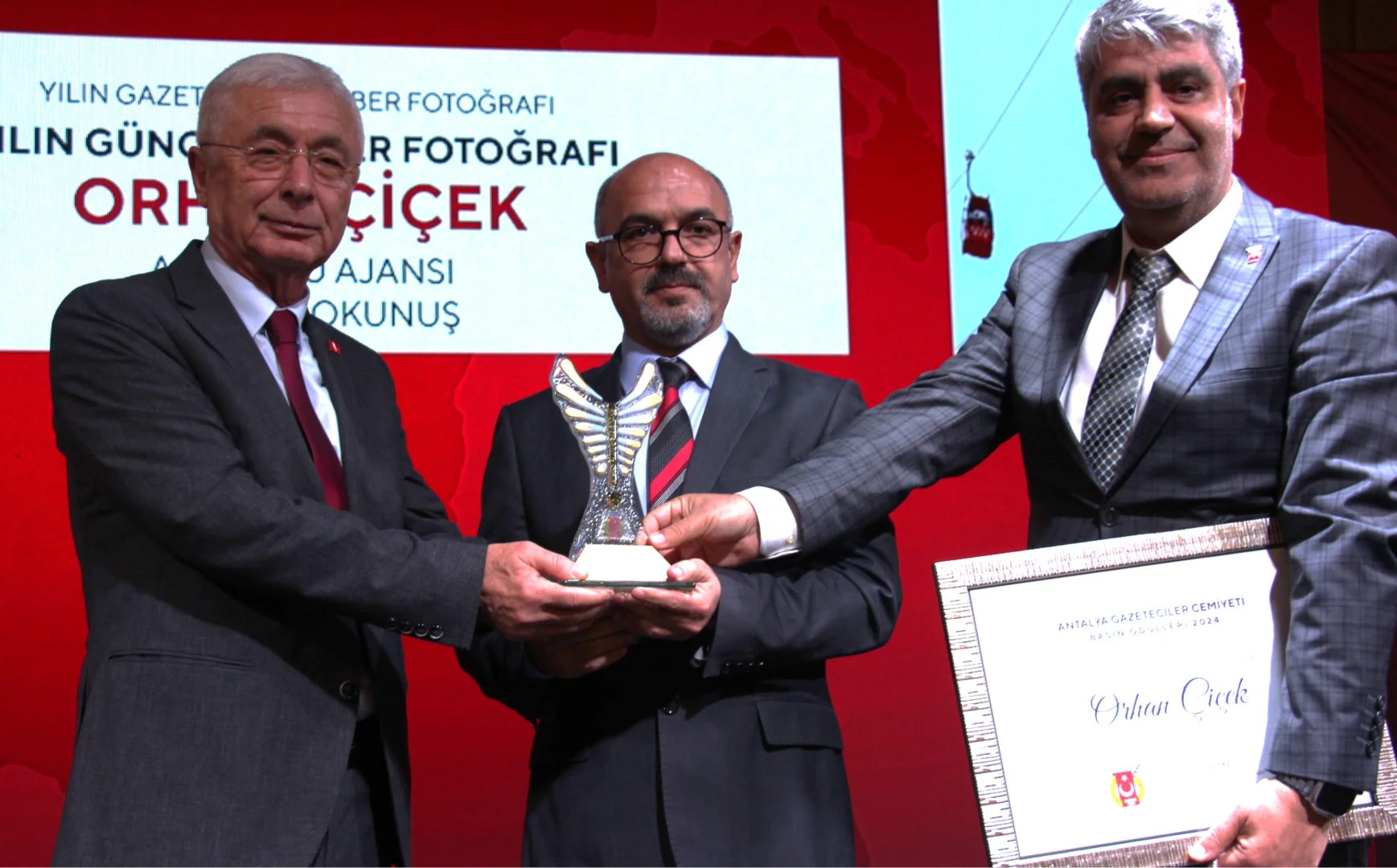 Antalya Gazeteciler Cemiyeti "2024 Yılı Basın Ödülleri" verildi