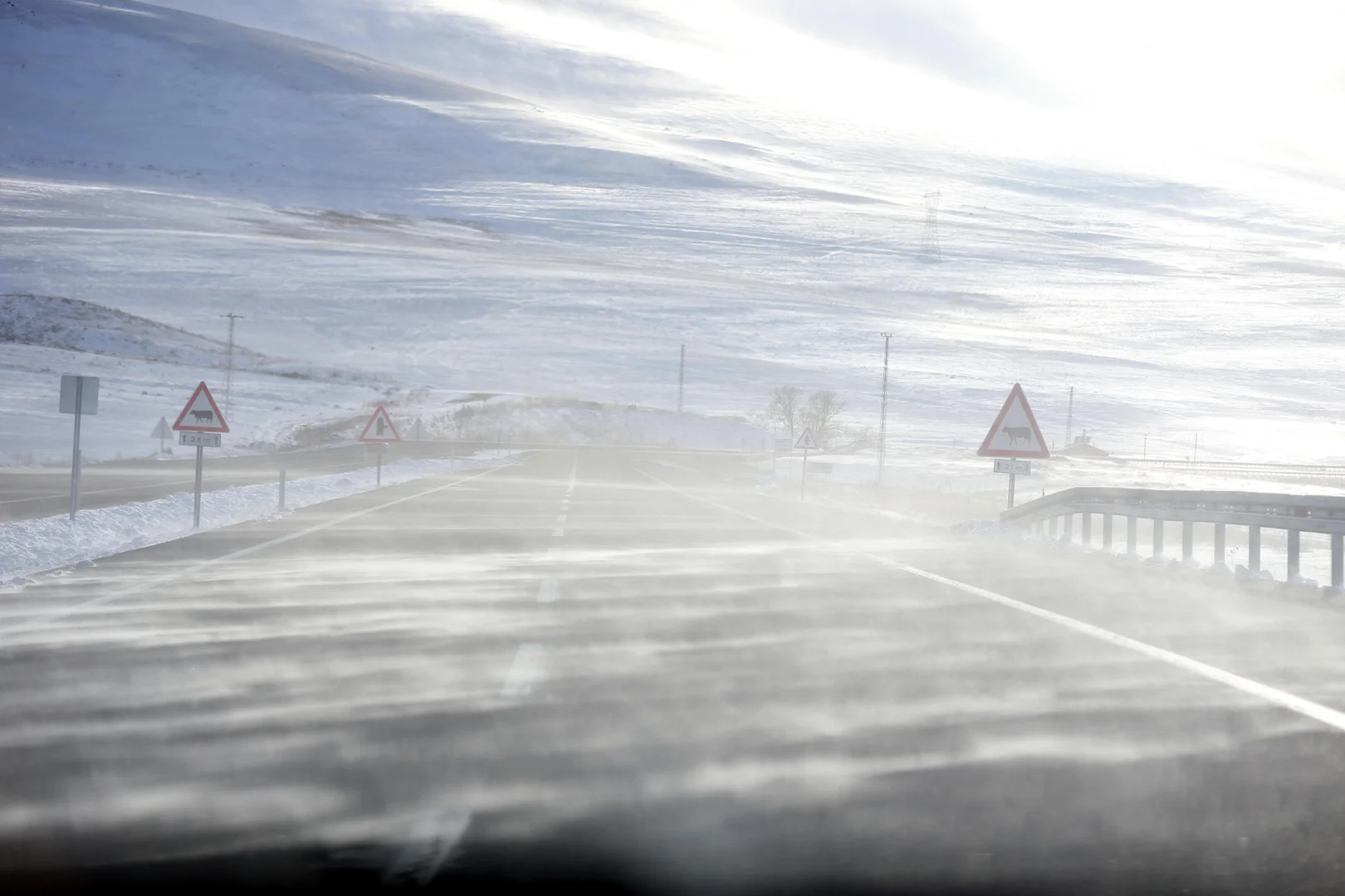 Ardahan'da kar ve tipi