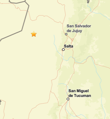 Arjantin’de deprem