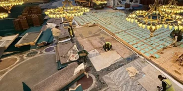 Ayasofya'daki restorasyon çalışmalarındaki iddialara yalanlama: Zemin tahrip edilmedi!