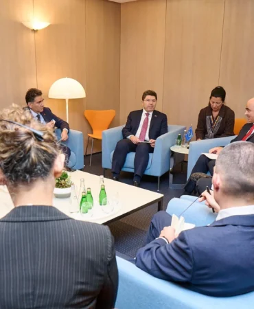 Bakan Tunç, Avrupa Konseyi Genel Sekreteri Berset ile görüştü