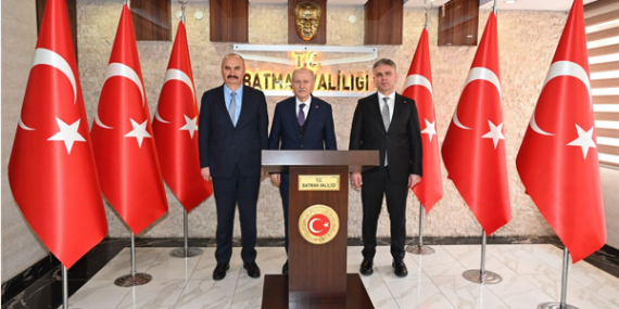 Bakan Yardımcısı Suver, Batman Valisi Canalp’i ziyaret etti
