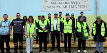 Balıkesir'de Avşa İçme Suyu Arıtma Tesisi’ne teknik inceleme