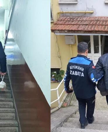 Balıkesir'de soğuk havada vatandaşa destek