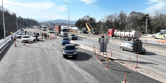 Başiskele Koridor Projesi’nde  ilk bağlantı trafiğe açıldı