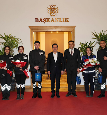 Başkan Aras, zabıta ve özel güvenlik personellerini tebrik etti