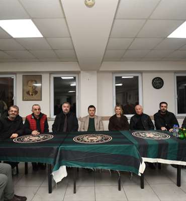 Başkan Aydın'dan Namık Kemal Spor Kulübü'ne ziyaret