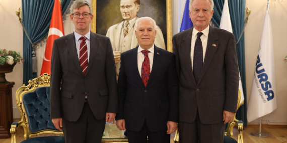 Başkan Bozbey, Büyükelçi Janukonis ile bir araya geldi