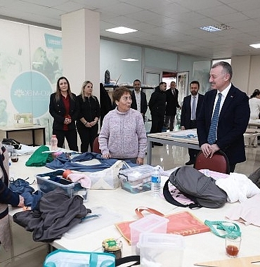 Başkan Büyükakın’dan KO-MEK’e ziyaret