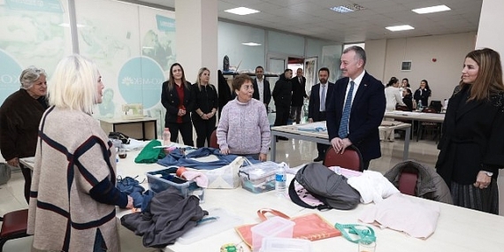 Başkan Büyükakın’dan KO-MEK’e ziyaret