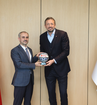 Başkan Çiftçi’den TBF Yönetim Kurulu Başkanı Türkoğlu’na ziyaret