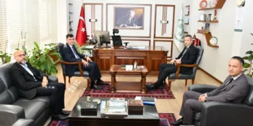 Başkan Kahveci, Eskişehir DSİ 3. Bölge Müdürü Şan'ı ziyaret etti