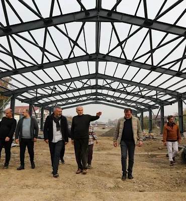 Başkan Özlü projeleri yerinde inceledi